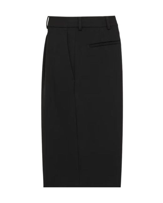 Saint Laurent Black Grained Bermuda Shorts for men