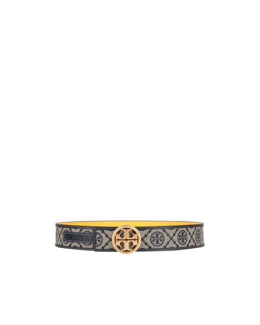 Tory Burch White Fashionable Versatile Leopard Print Leather Belt