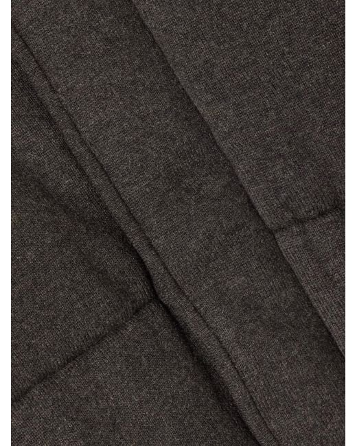 LeKasha Black Long-Sleeved Cotton-Padded Jacket