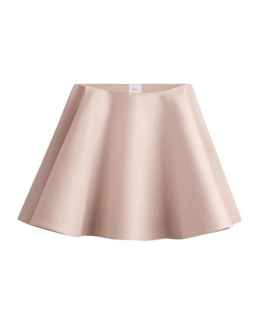 Dior Natural Flared Miniskirt