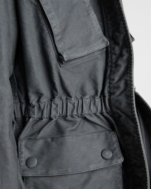 Prada Black Old Cotton Safari Jacket