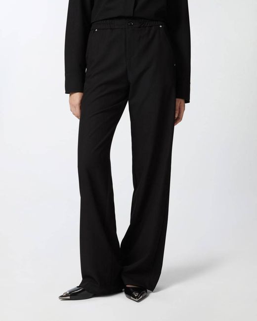 Pinko Black Semaforo High-Waist Trousers