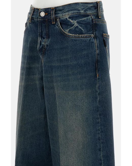 Haikure Blue Jeans With Belt Loops