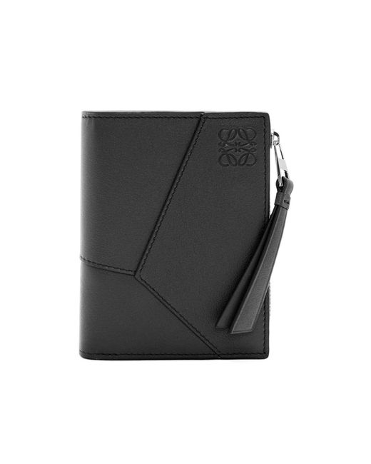 Loewe Black Compact Puzzle Wallet for men