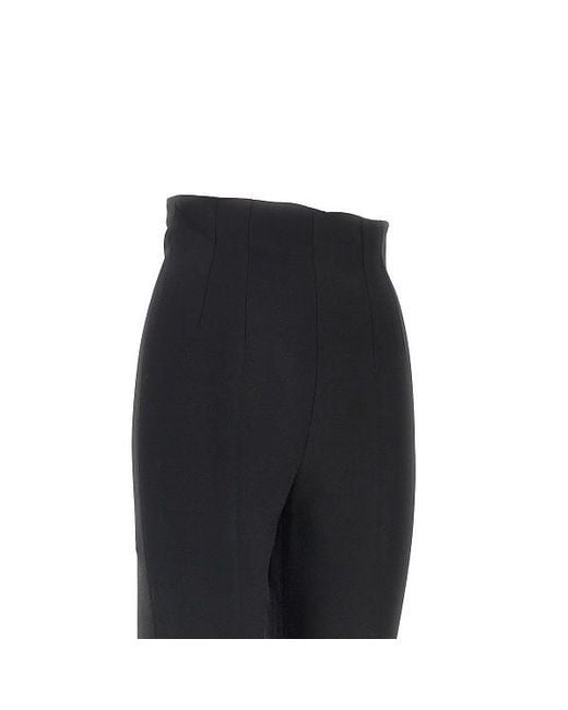 Emporio Armani Black V-Cut Slim-Fit Trousers