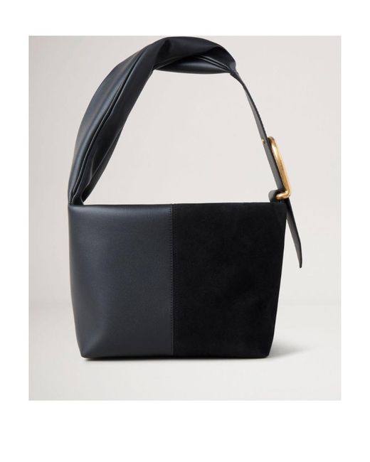Mulberry Black Small Retwist Hobo Leather Bag
