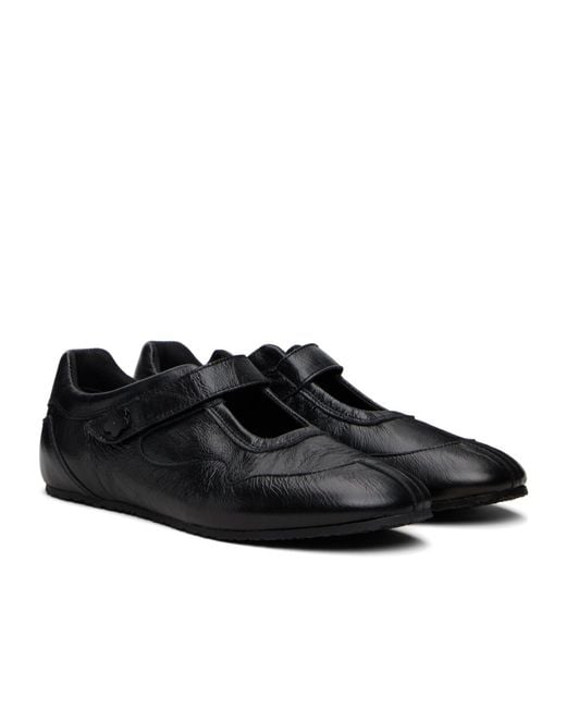 CECILIE BAHNSEN Black Bess Mary Jane Ballet Flats