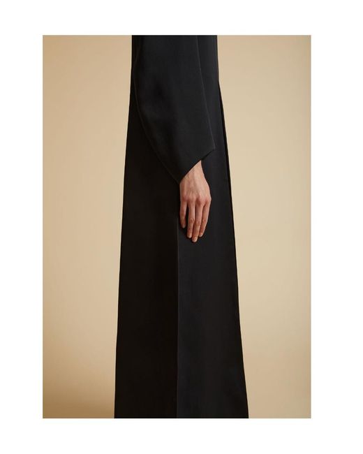Khaite Black The Clete Maxi Dress