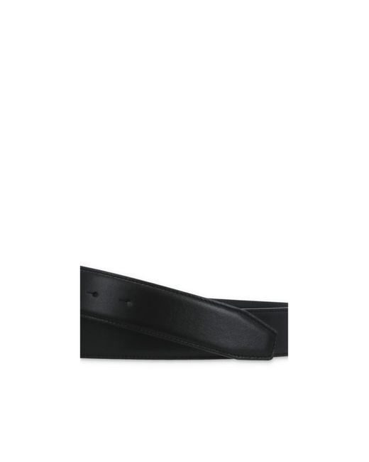Tod's White Logo Plaque Buckled Belt for men