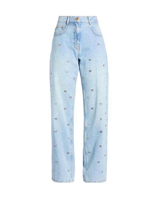 Farm Rio Blue Belt Loop Jeans