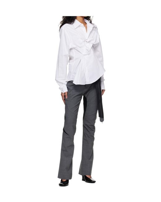 OTTOLINGER Gray Trousers With Belt Loops