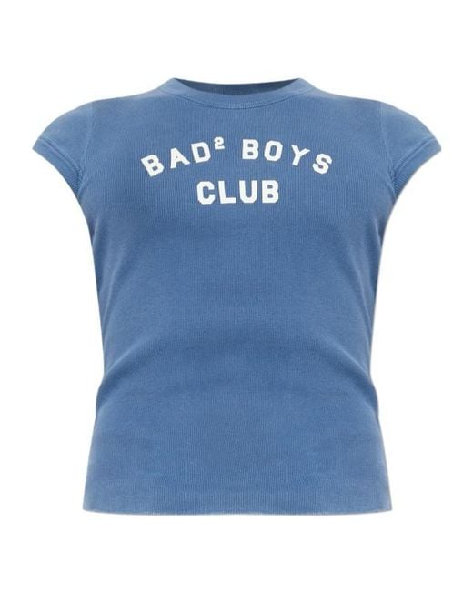 DSquared² Blue Bad Boys Club Slim T-Shirt for men