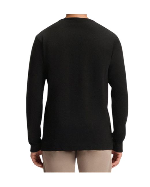 Boss Black Crew Neck Long-Sleeved T-Shirt for men