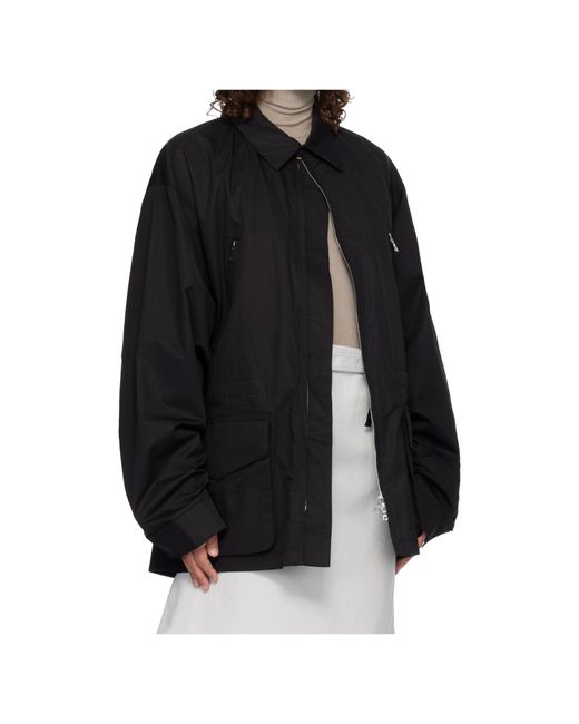 Rier Black Collared Field Jacket for men