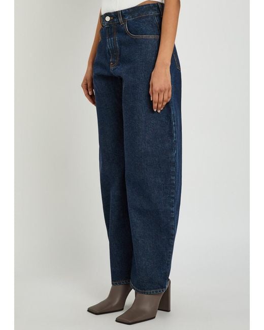 Alaïa Blue Mid-Rise Jeans