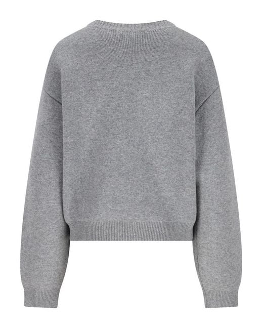 Céline Gray Crewneck Sweater