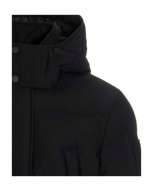 Moose Knuckles Black Valleyfield Padded Jacket for men