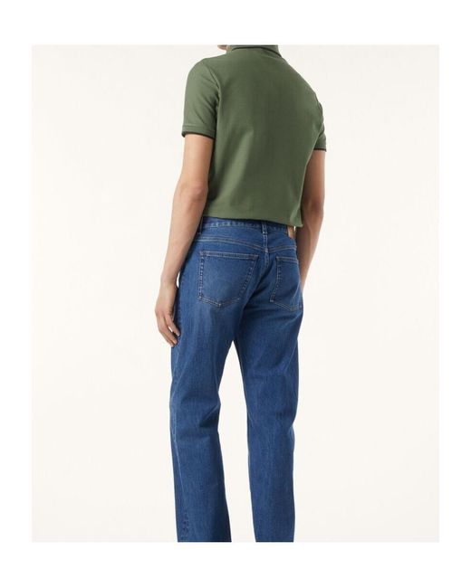 Loro Piana Green Stretch Cotton Polo Shirt for men