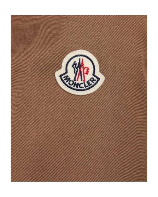 Moncler Brown Adenium Hooded Tech Cotton Jacket