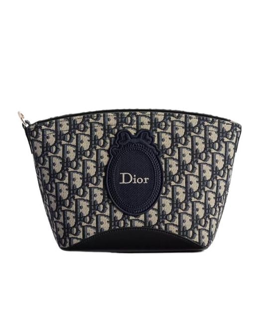 Dior Black Medium Blooming Clutch
