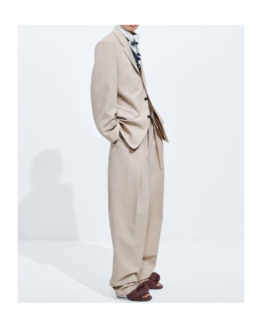 Bottega Veneta White Wool And Cotton Jacket
