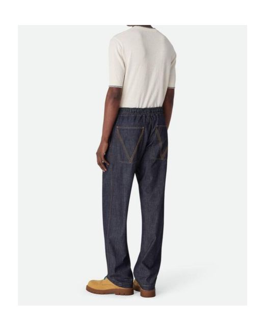 Bottega Veneta Blue Straight Jeans for men