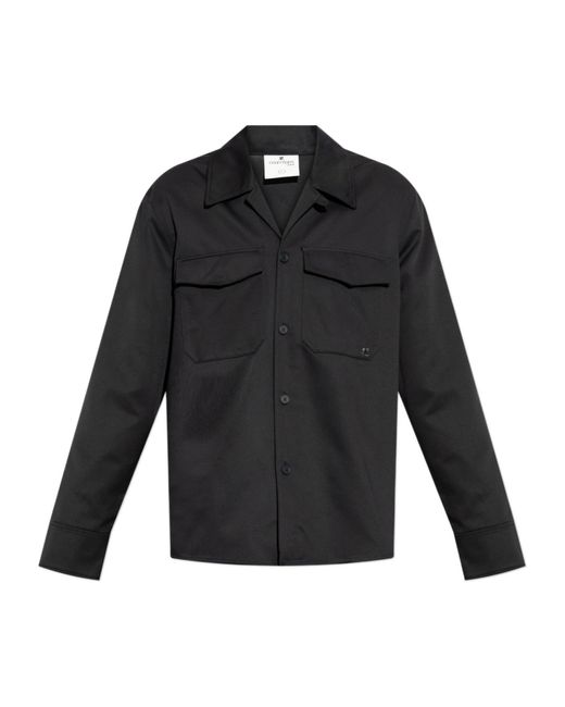 Courreges Black Long-Sleeved Shirt for men