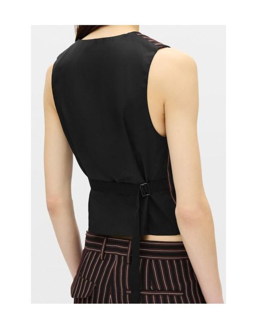 Ann Demeulemeester Black Stanse Classic Waistcoat