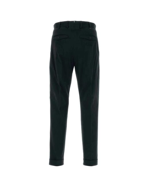 Pt Pantaloni Black Pt Torino Rebel Pleated Pants for men