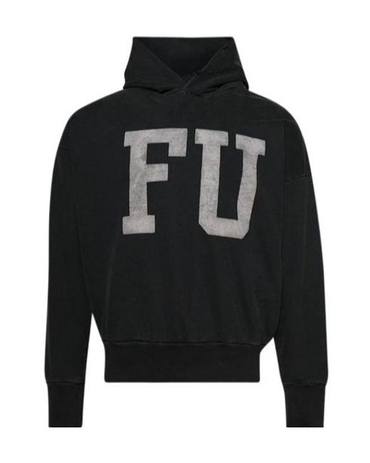 Fear Of God Black Qualified Hoodie for men