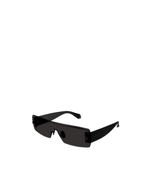 Alaïa Black Alaïa Azzedine Shield Frame Sunglasses