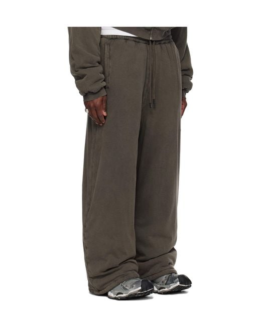 Lu'u Dan Gray Bontans Drawstring Casual Pants for men