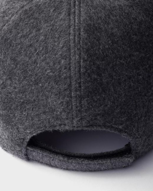 Prada Blue Logo Detailed Baseball Cap