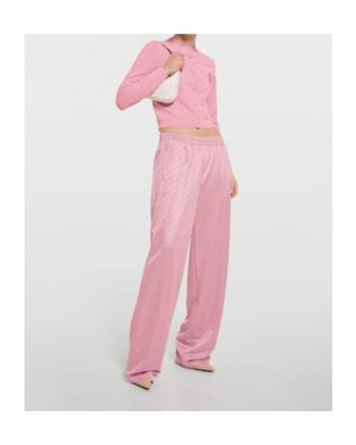 Gucci Pink Gg Fine Jacquard Cardigan