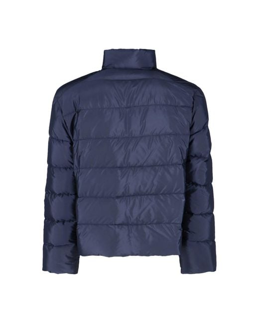 Prada Blue Logo Zip Down Jacket for men