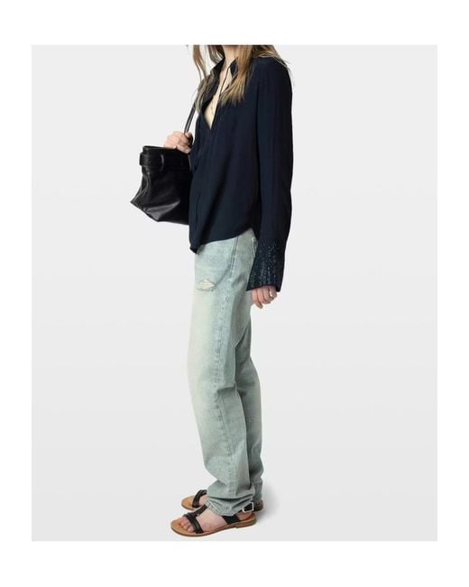 Zadig & Voltaire Blue Taika Shirt