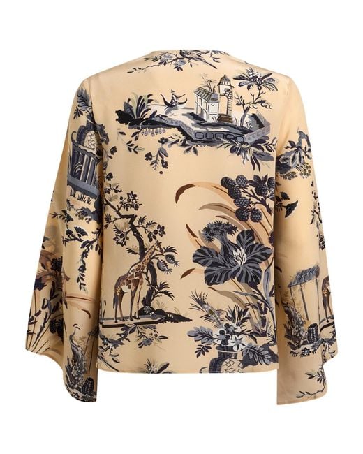 Etro Metallic Printed Top