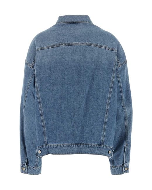 Magliano Blue Long Sleeved Buttoned Denim Jacket for men
