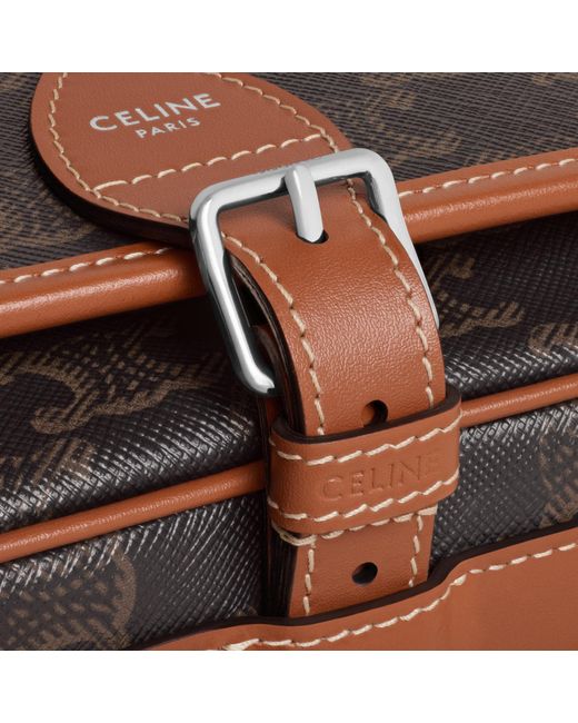 Céline Black Small Folco Messenger for men