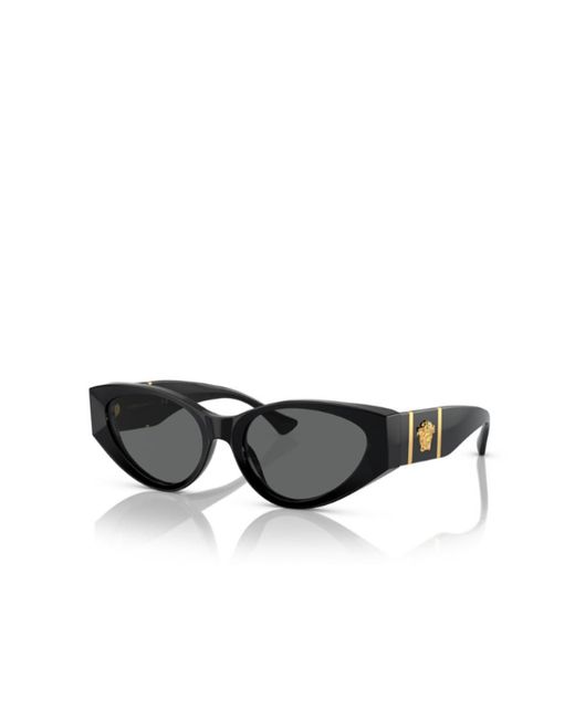 Versace White Eyewear Cat-Eye Sunglasses