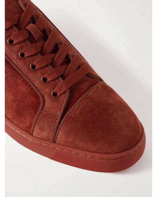 Christian Louboutin Red Louis Junior Low-Top Sneakers for men