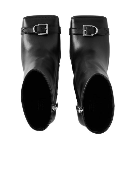 Balenciaga Black Heeled Ankle Boots
