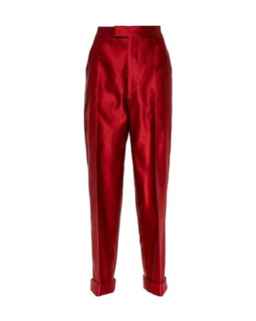 Tom Ford Silk Duchesse Tapered Pants