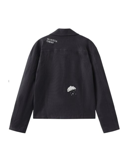 Marissa Chiara Blue Long Sleeve Jacket for men