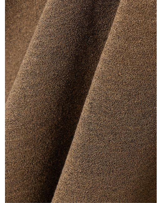 Proenza Schouler Natural Romi Off-The-Shoulder Asymmetric Stretch-Knit Dress