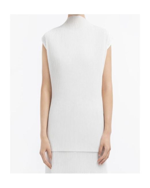 Co. White Cap Sleeve Top