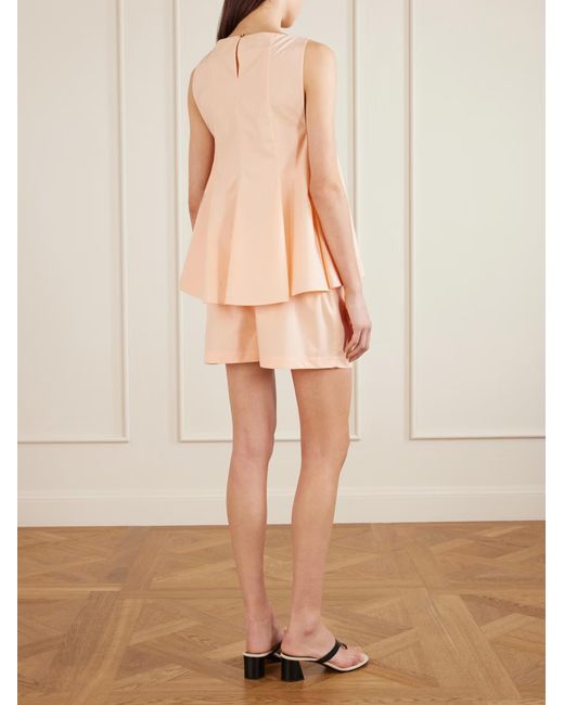 Khaite Pink Marita Patchwork Shirt
