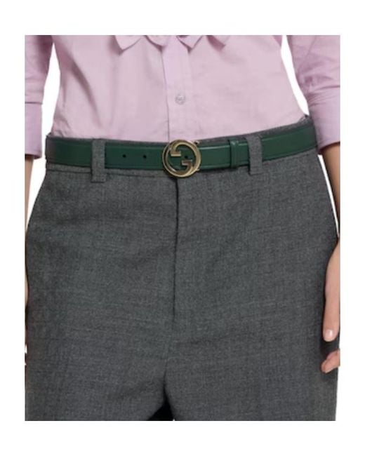 Gucci Green Blondie Belt