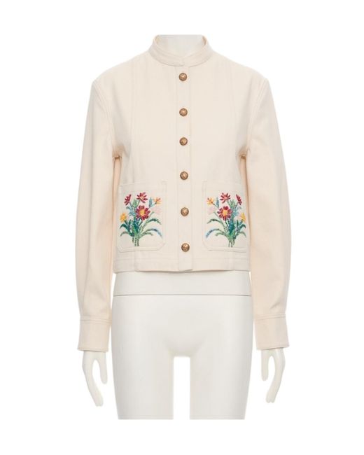 Valentino White Long-Sleeved Knitwear