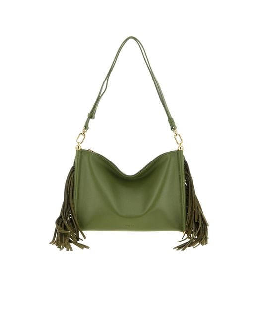Furla Green Sfera Soft Mini Shoulder Bag
